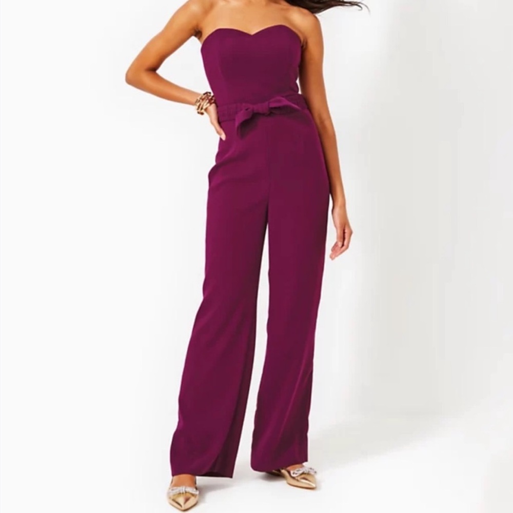 {Lilly Pulitzer} Brand New Rosalie Strapless Jumpsuit